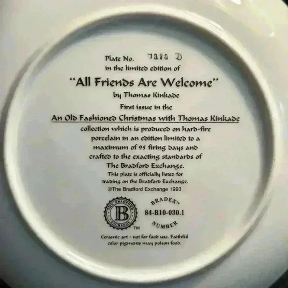 “All Friends Are Welcome” by Thomas Kinkade - Picture 4 of 5